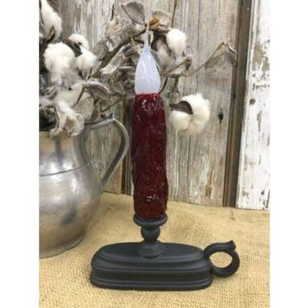 New window Candle Light with built in Sensor in rustic brown- Battery Operated